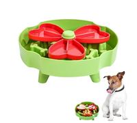 Slow-Eating Dog Bowl, Anti-Choking, Healthy Eating To Promote Digestion, Fun Slow-Eating Bowl, Christmas Green Color, Non-Slip, Rotatable And Removable, Suitable For Small And Medium-Sized Dogs