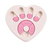 Slow Eating Dog Bowl - Heart Shaped Slow Feeding Bowl, Anti-Choking Maze Design, Non-Slip Base, Interactive Dog Bowl | Digestive Solution Puzzle Feeder Feeding Bowl for