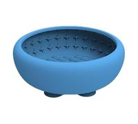 Slow Eating Dog Bowl | Silicone Non-Slip Pet Dishes with Strong Suction Cup | Small Dog Slow Feeder Bowl,for Puppy Medium Pet Drinking Eating Water Standing Home Indoor Outdoor Yard Garden Camping