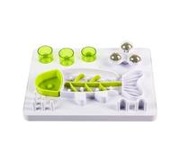 Slow eating dog bowls | Fish shape puzzle bowl, with 3 rotating catnip balls slow feeders integrate rotating maze modules to trigger the hunting instinct of u