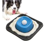 Slow Eating Feeder - Textured Feeding Tray, Suction Base Mat, Calming Boredom Buster | Food Distribution Device, Innovative Nutrient Delivery Tool for Anxious Pet Mealtime Calm