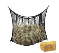 Slow Eating Horse Hay Net - Heavy Duty Rectangular Feeding Bag with 3 cm Large Holes, Portable, Tear-Resistant Feeding Accessories for Use in St