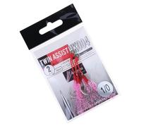 Slow Fall Jig Fishing Hooks Dancing Stinger Jigging Lures Assist Hooks with Teaser Replacement Hooks 2 Pack Professional Equipment