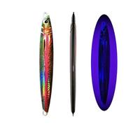 Slow Falling JIg Bait Fishing UV Jig 3D Print Angler 60g 80g 120g 150g 200g 250g Metal Hard Bait Sinking Jigging Pesca Bait Sinking Lures(Grey-UV,250g-1pcs)