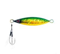 Slow Falling Metal Jig 100g for Vertical Jigging Saltwater Applications Boat and Shore Casting Compatible with Deep Water Predators (100g 1#)
