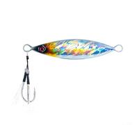 Slow Falling Metal Jig 100g for Vertical Jigging Saltwater Applications Boat and Shore Casting Compatible with Deep Water Predators (100g 3#)