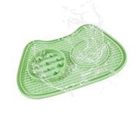 Slow Feed Cat Bowl - Interactive Anti-Choking Feeding Dish | Small Suction Bowl With Lick Pad, Slow Feed Treat Dispenser For Ya Bands