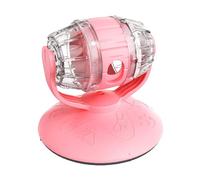 Slow Feed Cat Feeder - Weight Management Diet Control, Adjustable Leakage Hole Design, 13cm Rolling Food Dispenser, Interactive Treat Toy