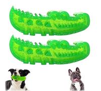 Slow Feed Chew and Fetch Crocodile, 2PCS Slow Feed Chew and Fetch Crocodile Toy, Pets Slow Feed Chews Fetchs Crocodiles Dog Toy, Medium Small Dogs Teeth Cleaning (Large 2Pcs)