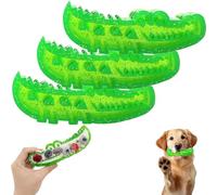 Slow Feed Chew and Fetch Crocodile, Dog Slow Feeder Interactive, Alligator Dogs Chew Toy for Large, Medium & Small Dogs Teeth Cleaning Chewing Training (3Pc)