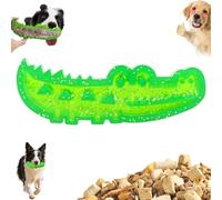 Slow Feed Chew and Fetch Crocodile, Dog Slow Feeder Puzzle Toy, Alligator Dogs Chew Toy for All Kind of Dogs Teeth Cleaning, Alligator Treat Dispensing Dog Toys (L)