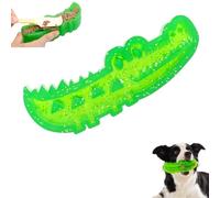 Slow Feed Chew and Fetch Crocodile, Dog Slow Feeder Puzzle Toy, Alligator Dogs Chew Toy for Large, Medium & Small Dogs Teeth Cleaning, Alligator Treat Dispensing Dog Toys (Small)