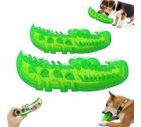 Slow Feed Chew and Fetch Crocodile, Dog Slow Feeder Puzzle Toy, Alligator Dogs Chew Toy for Large, Medium & Small Dogs Teeth Cleaning (2Pcs*Mix)