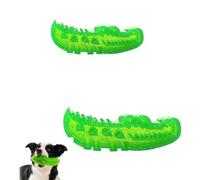 Slow Feed Chew and Fetch Crocodile, Dog Slow Feeder Puzzle Toy, Alligator Treat Dispenser, Keep Dogs Busy, Medium & Small Dogs Teeth Cleaning (M)