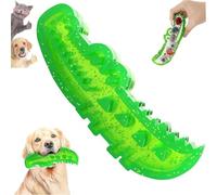 Slow Feed Chew and Fetch Crocodile, Dog Slow Feeder Puzzle Toy, Alligator Treat Dispensing Dog Toys for Keeping Them Busy, for Teeth Cleaning in Medium & Small Dogs (L)