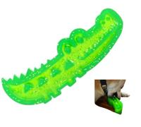 Slow Feed Chew and Fetch Crocodile, Dog Slow Feeder Puzzle Toy, Crocodile Dog Chew Toy for Large, Medium & Small Dogs, Interactive Puzzle Feeder for Snack Stash & Play, Chewing Training