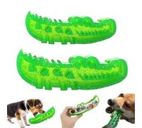Slow Feed Chew and Fetch Crocodile, Dog Slow Feeder Puzzle Toy, Crocodile Dog Chew Toy for Large, Medium & Small Dogs, Interactive Puzzle Feeders for Snack Stash & Play, Chewing Training