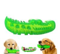 Slow Feed Chew and Fetch Crocodile, Dog Slow Feeder Puzzle Toy, for Large, Medium & Small Dogs Teeth Cleaning, Alligator Treat Dispensing Dog Toys, Cute Chew Toys (1 Pcs,Small)