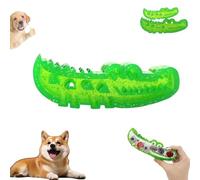 Slow Feed Chew and Fetch Crocodile, Dog Slow Feeder Puzzle Toy, Interactive Gator Treat Dispenser for Chewing Training Fetch Play, for Large Medium Small Dogs Chewers Teeth Clean (Small)