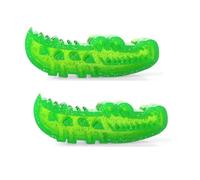 Slow Feed Chew and Fetch Crocodile, Dogs Slow Feeder Puzzle Dog Toy, Rubber Alligator Dog Chew Toy for Aggressive Chewers, Perfect for Fetch, Chewing, Teeth Cleaning & Reduces Stress