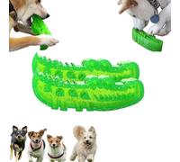 Slow Feed Chew and Fetch Crocodile, Lettuce Pets Dog Chew Toys to Keep Them Busy, Anti Boredom Dog Toys for Large, Medium & Small Dogs Teeth Cleaning (1PCS,Large)