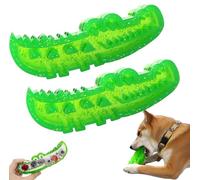 Slow Feed Chew and Fetch Crocodile, Rubber Alligator Dog Chew Toy for Aggressive Chewers, Dog Slow Feeder Puzzle Toy for Dogs Keep Them Busy, Interactive Puzzle Feeder for Snack Stash & Play (L)