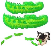 Slow-Feed Chew & Fetch Crocodile Dog Toy, Lettuce Pets, Slow Feed Dog Chewl, Chewing & Training Interactive Puzzle Feeder, Reduces Stress, Chewing & Training (Small+Large)