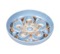 Slow Feed Dish, Gentle Pet Bowl System, Feeding Control with Maze Pattern, 6.3x6.3 Inches Safe Eating Bowls for Whisker Comfort, Smart Raised Style, Kitten Food Bowl for Home Travel