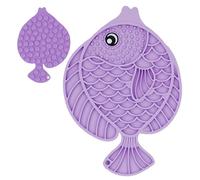 Slow Feed Dog Feeding Mat, Slow Feed Dog Feeding Mat - Fish Shaped Dog Lick Pad | Dog Treat Toys Whole
