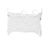 Slow Feed Horse Hay Net Bag Large Capacity Bag Equestrian Supplies 90x60cm, White