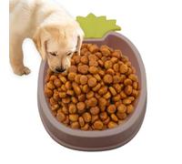 Slow Feed Pet Bowl - Portable Dog Bowls, Puzzle Dog Feeder | Pineapple Design Kitty Slow Feed Cat Bowl, Multifunction for Evi