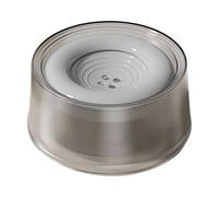 Slow Feed Water Bowl, 1200ml Floating Disk Dispenser, 18x18x8cm, Dog Water Dish Anti Splash, Leakproof Seal, Portable Handle, For Travel Camping Picnic Road Trip