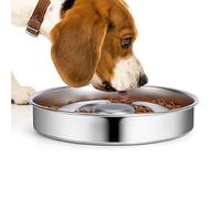 Slow Feeder Bowls, Slow Feeder Dog Bowls for Large Breeds - Stainless Steel Anti Slip Bloating Stop Dog Slow Food Bowl, Slow Water Feeder, Dog Bowl for Dry, Wet and Anulely