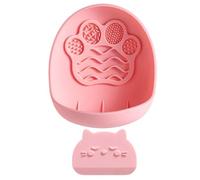 Slow Feeder Cat Bowl - Non-Slip Wide Mouth With Spatula