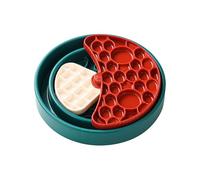 Slow Feeder Dog Bowl - 360 Degree Rotating Puzzle Feeding Mat Modern Design Enriching Feeding Tool | , Healthy for Puppies, Dogs and Cats to Lick and Drink