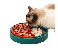 Slow Feeder Dog Bowl | Anti Choking Dog Bowl With Mushroom Rotating Plate, Slow Down Eating Food For Prevent Bloat | Dish Interactive 360 Degrees Rotating Feeder For Stress Reduction Healthy Eating