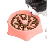 Slow Feeder Dog Bowl, Anti-Choking Puzzle Feeder, Non-Slip Puppy Bowl, Fun Food Dispensing, Lickable Treat Basin, Ideal for All Breeds, 12 inches, Blue, 1 Pack, Perfect