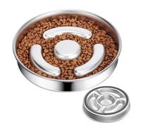 Slow Feeder Dog Bowl, Anti Slip Dog Bowls To Slow Down Eating, Slow Eating Dog Bowl, Interactive Feeder Pet Bloat Stop Dog Bowl, Anti-Gulp Dog Feeding Bowl, Puppy Slow Feeding Bowl