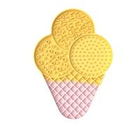 Slow Feeder Dog Bowl - Cat Slow Feeder, Dog Food Bowls | Feeding Bowl with Suction Cup, Dog Bowl, Cat Food Bowl, Slow Feeding Bowl, Silicone, for All Breeds, Cats, Dogs/21.6 x 15.9 x 0.9 cm