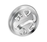Slow Feeder Dog Bowl, Food Grade Stainless Steels, Slow Feeder for Small Breeds Puzzle Mazes Bowl to Slows Down Eating Stainless Steel Feed Dog