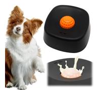 Slow Feeder Dog Bowl for Liquid Treats Bone Broth Yogurt Entertained Ball-in Bone Broth Dog Lick Bowl for Large Medium Small Breeds