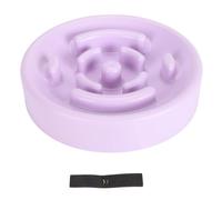 Slow Feeder Dog Bowl for Medium Small Dogs, Blue, Interactive Puzzle Design, Prevents Choking and Overeating - Promotes Healthy Eating, Easy to Clean, Durable ABS Material (Purple)