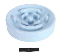 Slow Feeder Dog Bowl, Interactive Puzzle Pet Bowl, Blue for Medium and Small Dogs - Prevents Choking, Improves Digestion, Promotes Healthy Eating Habits (Blue)