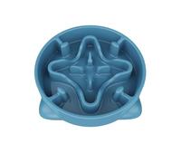 Slow Feeder Dog Bowl Medium, 22cm Dog Food Bowl Dog Anti-Choking Bloat Stop Puzzle Healthy Eating Bowl(Medium, Blue)