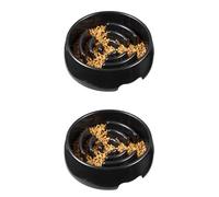 Slow Feeder Dog Bowl,Slow Down the Eating Speed,Prevent Suffocation and Swallowing,Suitable for Small and Medium-Sized Pets,2 Pack-L