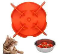 Slow Feeder Dog Bowl - Slow Eating Dogg Bowll | PETA Slower Feeding Plates Kills More SLIP PETA | Silicone Licking Bowwl with Suction Cup | Vent Shaped Insert
