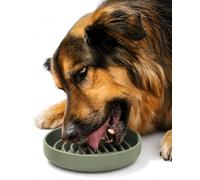 Slow Feeder Dog Bowl: The Slowdown Bowl is A Modern, Silicone Puzzle Bowl & Lick Mat. Slow Eating, Stop Gulping, Take It Easy. Dishwasher Safe.