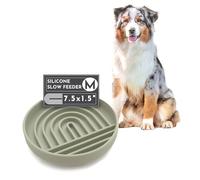 Slow Feeder Dog Bowl: The Slowdown Bowl is A Modern, Silicone Puzzle Bowl & Lick Mat. Slow Eating, Stop Gulping, Take It Easy. Dishwasher Safe.