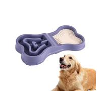 Slow Feeder Dog Bowls, Dog Feeder for Dogs - Pet Slow Down Eating Bowl,Portable Puzzle Feeder for Dogs Puppy Home Travel Indoor Outdoor