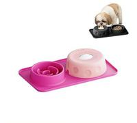 Slow Feeder Dog Bowls for Liquid with Rolling Ball,Pet Food Slow Feeder Lickings Pad for Dog Anxiety Relief and Boredom Reducer,Interactive Lick Bowl for Wet Food for Dogs Cats Large Medium Small